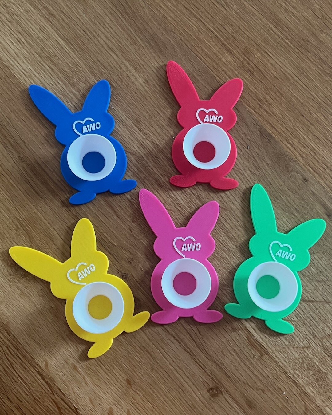 Foto zur Referenz „Bunte Hasen für die AWO“